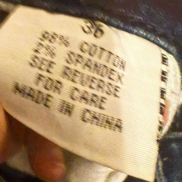 Kilogram blue washed curve biker vintage jeans men 36\31 cotton spandex - Picture 7 of 8